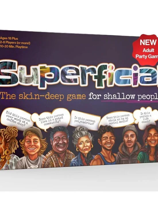 NEW Superficial Adult Party Card Game Board Game Guess Who The Skin-Deep Game fo