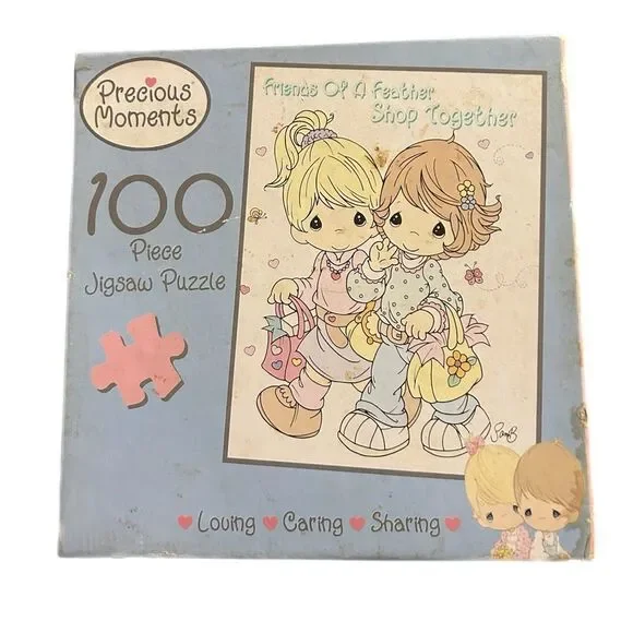 2005 Precious Moments Two Brand New Sealed 100 Piece Jigsaw Puzzles