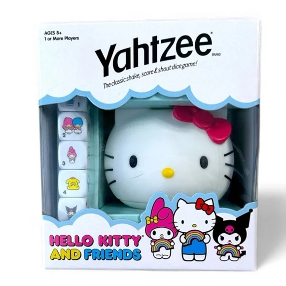 HELLO KITTY AND FRIENDS Yahtzee game New