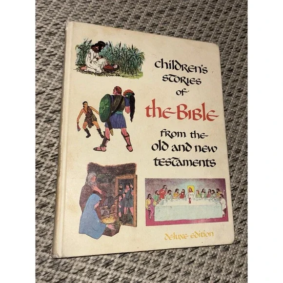Children's stories of the Bible from Old and New Testaments, Deluxe Ed. 1968