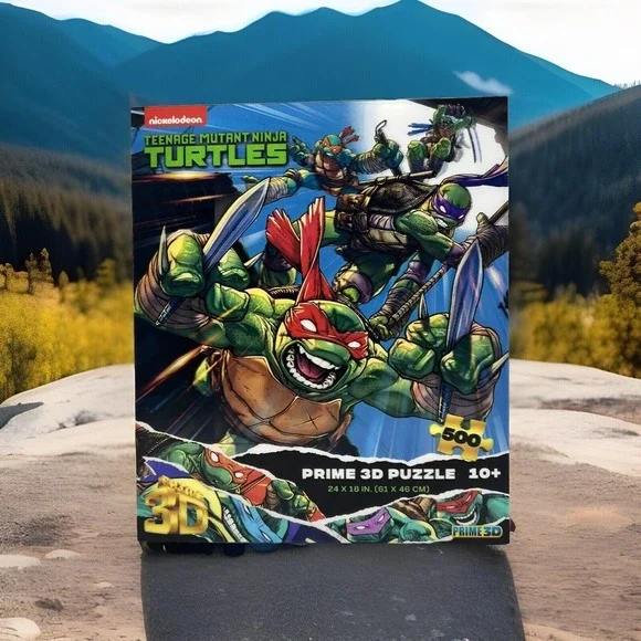 Nickelodeon Prime 3D Puzzle Teenage Mutant Ninja Turtles 500 Piece 24
