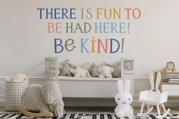 Target removable wall art. 6 sheets. Be Kind, locker decor, home decor