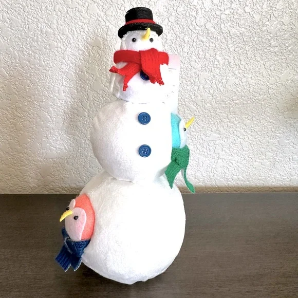 Featherly Friends Bird Snowman Stack 2023 Wondershop Target‎ NWT