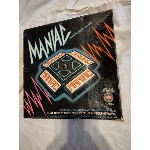 ‼️Vintage MANIAC 2077-6 ELECTRONIC GAME Ideal In Original Box