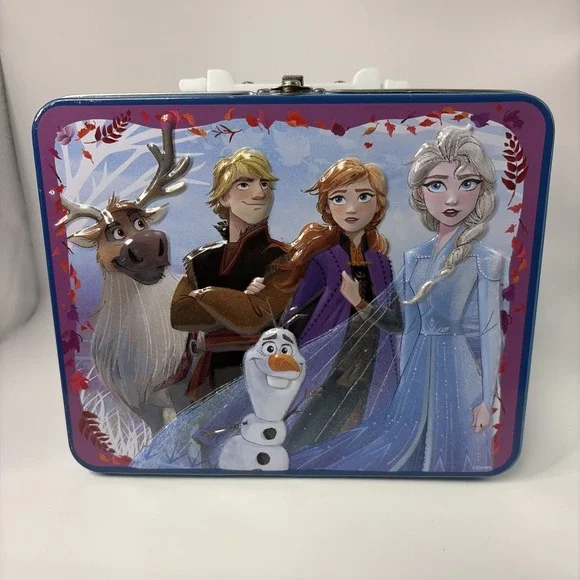 Frozen Metal Case With Jig Saw Puzzle Inside 6.5