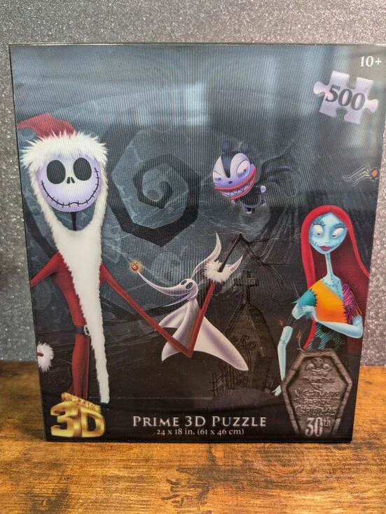 Disney The Nightmare Before Christmas 30th Anniversary Prime 500 PC 3D Puzzle