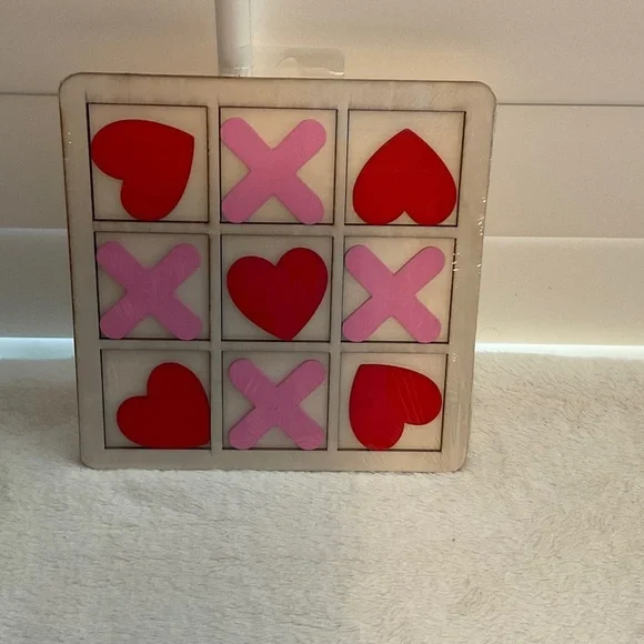 Colorful Wooden Tic-Tac-Toe Game for Kids