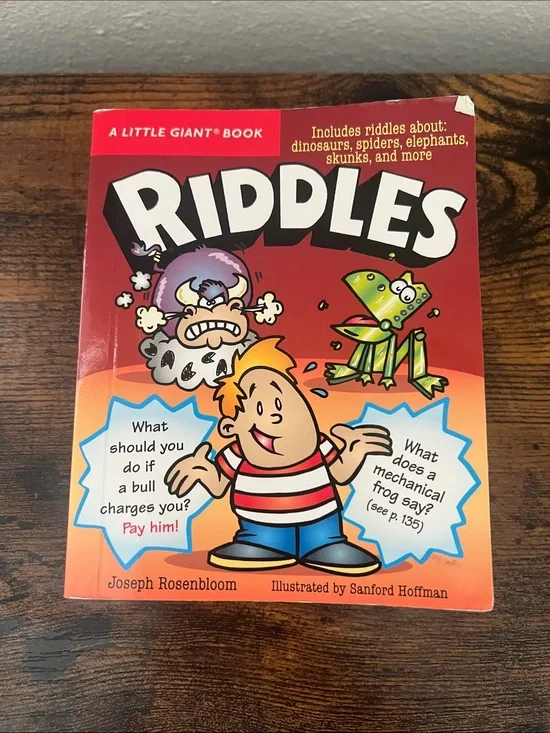 Little Giant Book Riddles Book Gift Funny Kids