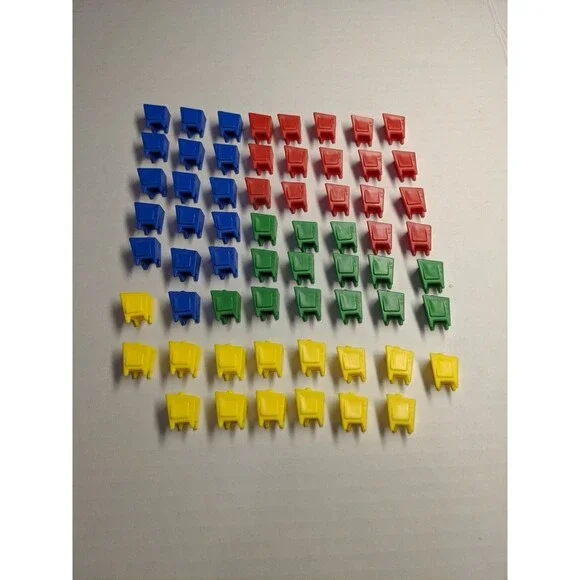 Lot Of (62) Monopoly Television Pieces