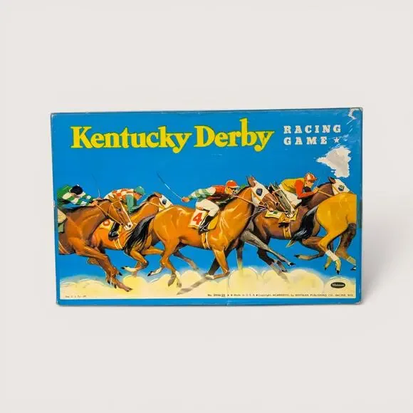 1938 Whitman Kentucky Derby Racing Board Game