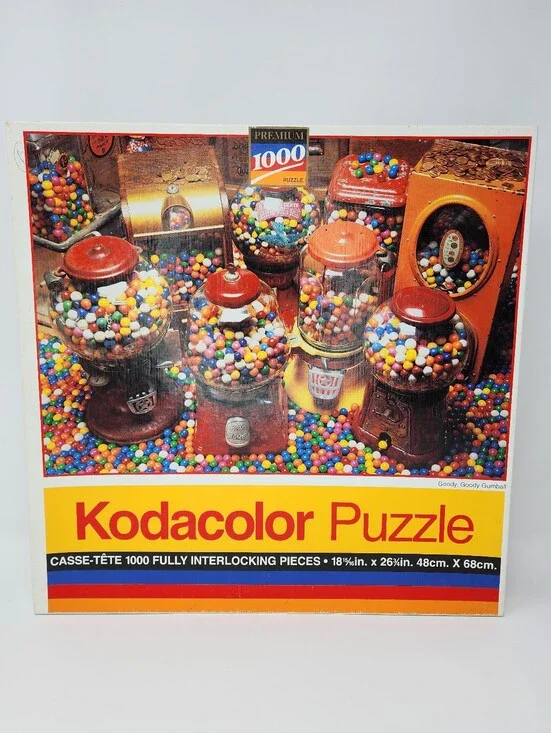 Vintage 1994 Roseart Kodacolor Gumball Puzzle