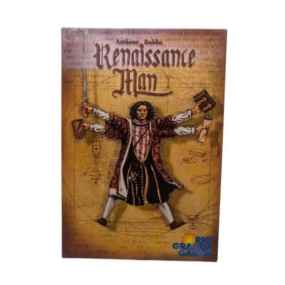 Renaissance Man Board Game By Anthony Rubbo For 1-4 Players Ages 13+