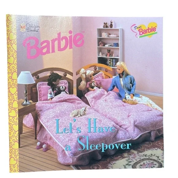 Golden Books Barbie Let's Have a Sleepover‎ Children's Picture Book 1998