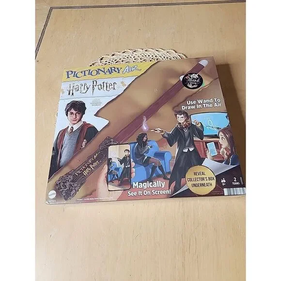 Pictionary Air Harry Potter Drawing Game Wand Pen Party Fantasy Themed by Mattel