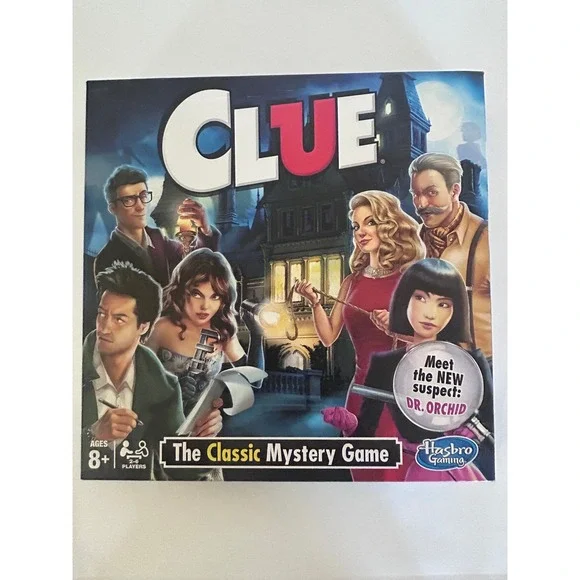 Clue Classic Mystery Board Game Night Murder 2105 Complete
