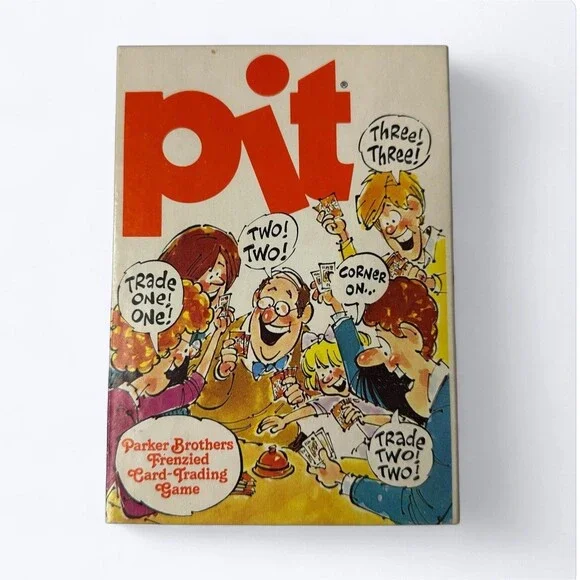 Vintage 1981 Pit Parker Brothers‎ Game BOX ONLY Replacement No.661
