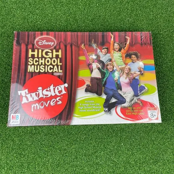 Disney High School Musical Edition of Twister Moves 2007 Milton Bradley Sealed