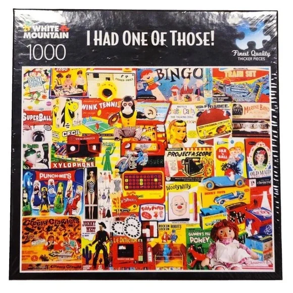 New White Mountain I Had One Of Those Novelty Nostalgia 1000 Pc Jigsaw Puzzle