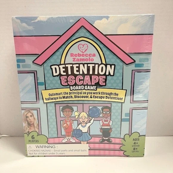 Rebecca Zamolo Detention Escape Board Game Kids Family Strategy‎ RBA01004 NEW