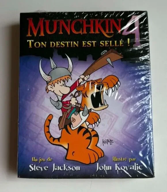 Munchkin 4 the Need for Steed French Edition by Steve Jackson