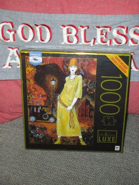 Big Ben Luxe 1000 Pieces Jigsaw Puzzle - An Evening In Paris 20”x27” New
