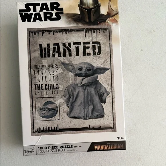 Disney Mandalorian The Child Wanted Poster Puzzle - 1000 Pieces