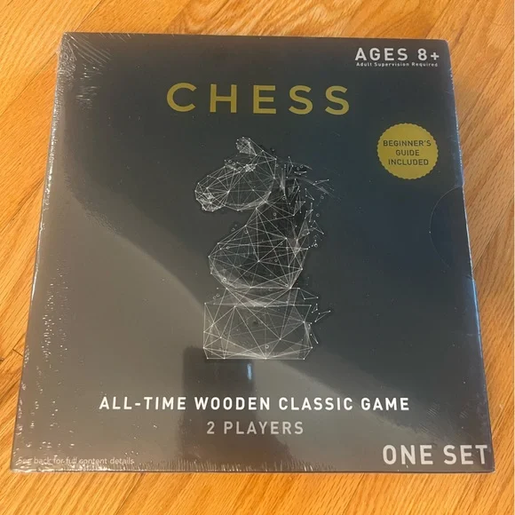 New Sealed - RMS International CHESS All-Time Wooden Classic Game