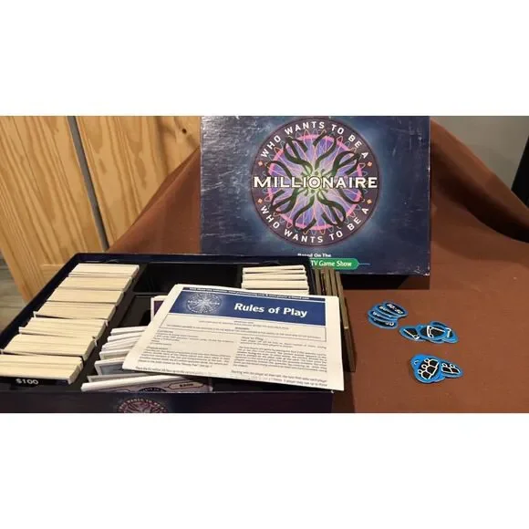 Who Wants To Be A Millionaire Board Game Complete