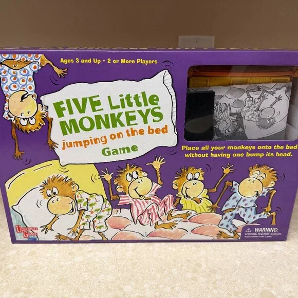 Five Little Monkeys Jumping on the Bed Children's Game