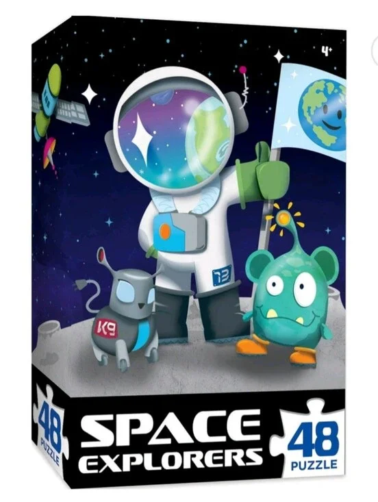 Space 48 Pieces Interlocking Jigsaw Puzzle for Kids