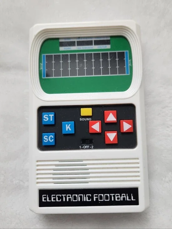 Vintage Style Electronic Football Handheld Retro Game Mattel Classic Remake