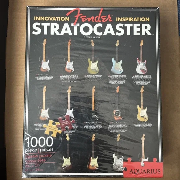 Fender Stratocaster Guitar 1000 piece Jigsaw Puzzle 20