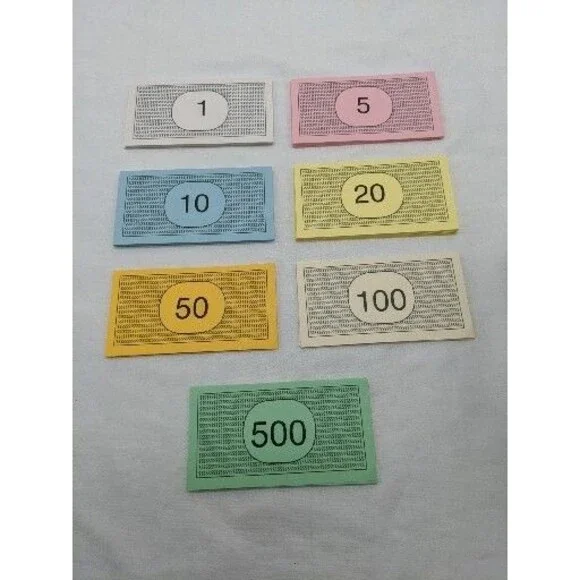 Lot Of (100+) Board Game Play Money 1s 5s 10s 20s 50s 100s 500s
