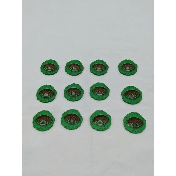 Lot Of (12) Spirit Island Acrylic Green Presence Tokens