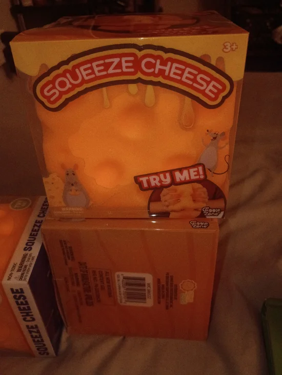 Squeeze Cheese Squishy LARGE