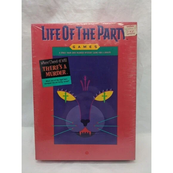 Life Of The Party Games Where There's A Will There's A Murder Sealed