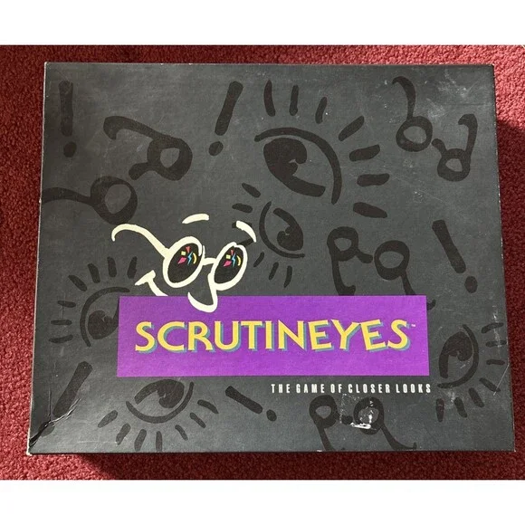 Vintage Scrutineyes Board Game 1992 New Open Box Never Played