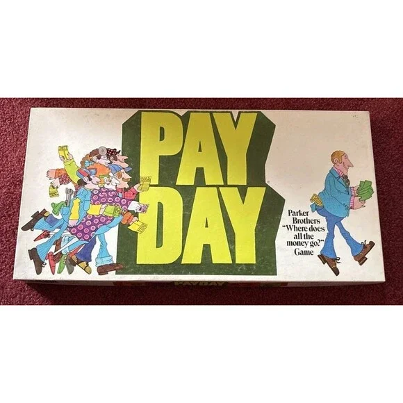 Vintage Payday Board Game Parker Brothers 1970s Complete Classic Family Strategy