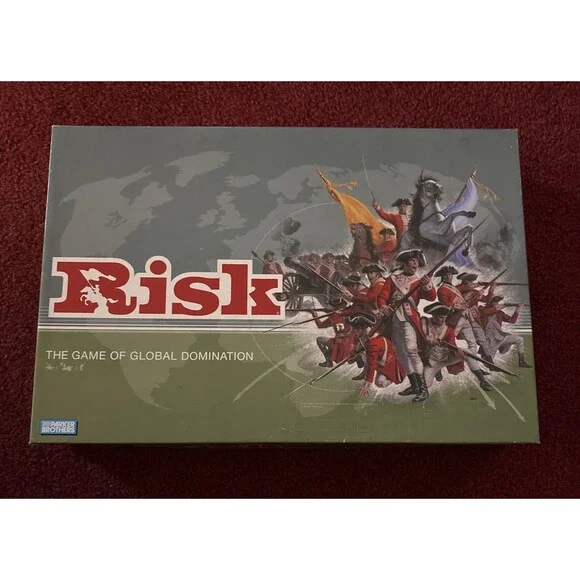 Risk Board Game Hasbro Game Of Global Domination 2003 Strategy 2-6 Players