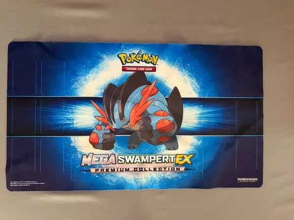 Pokemon Mega Swampert EX Premium Collection Card Game Play Mat OR Mouse Pad!