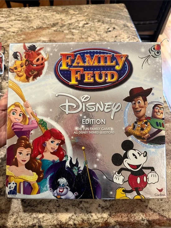 Family Feud Disney Edition Board Game - Disney Characters