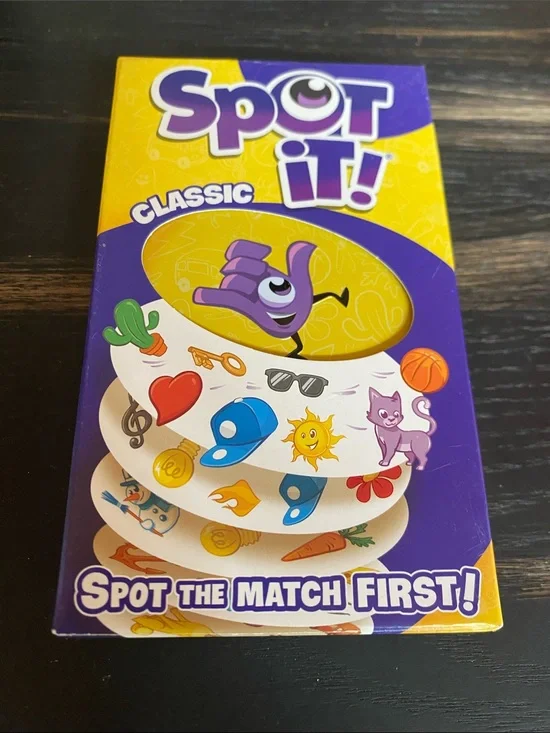 Classic Matching Game - Purple & Yellow