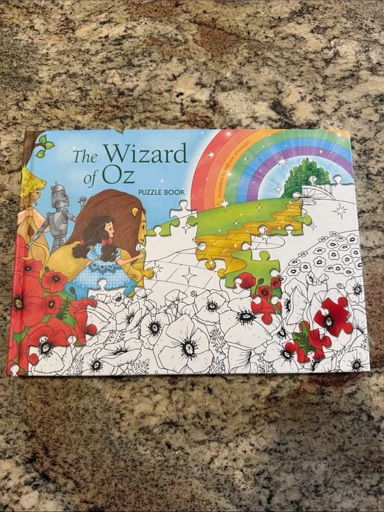 The Wizard of Oz Puzzle Book - Colorful Illustrated Kids Toy