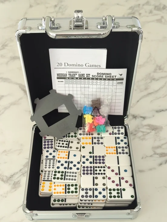 100 Tiles Domino Game Set In Case
