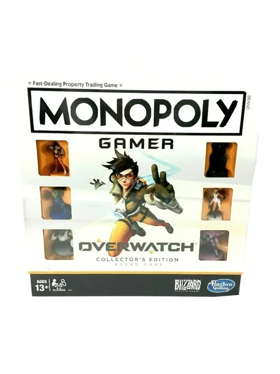 Monopoly Gamer Overwatch Collectors Edition Board Game
