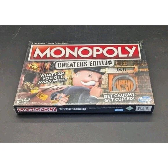 Hasbro Monopoly Game: Cheaters Edition Board Game (E1871)