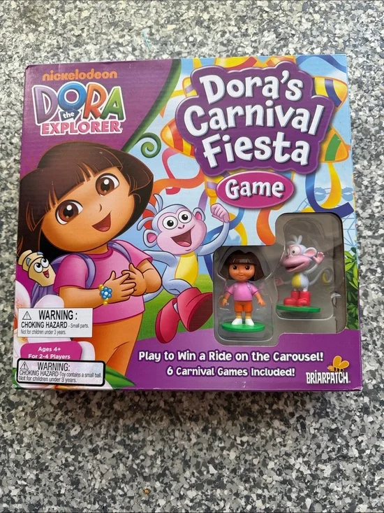 Nickelodeon Dora the Explorer Purple Pink Game with Dora & Boots Figures