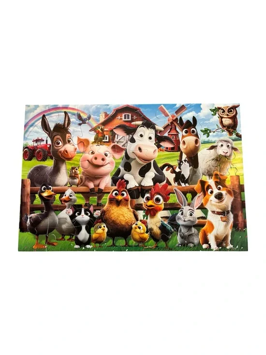 3/$20 Farm Animals 48 Piece Puzzle for Toddlers and Kids