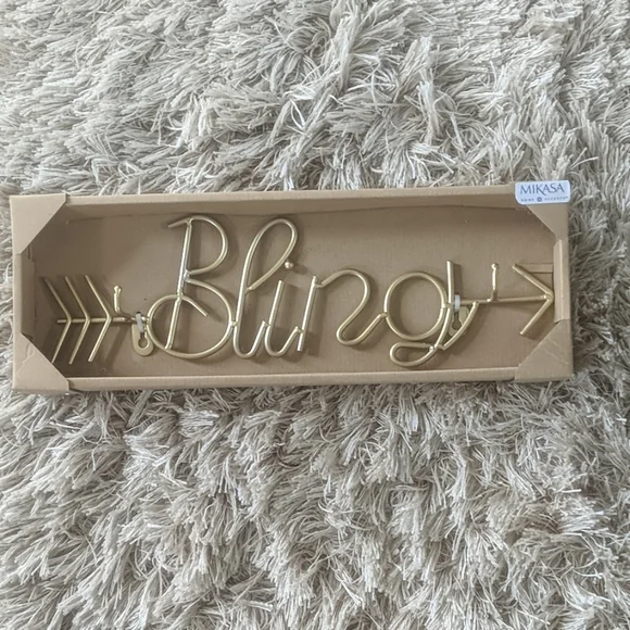 Mikasa Bling Gold Jewelry Wall Hanger