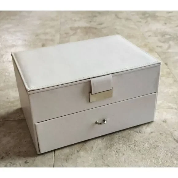 N4 Girls jewelry box to decorate 10X6x6 Drawer Mirror and Several Compartments
